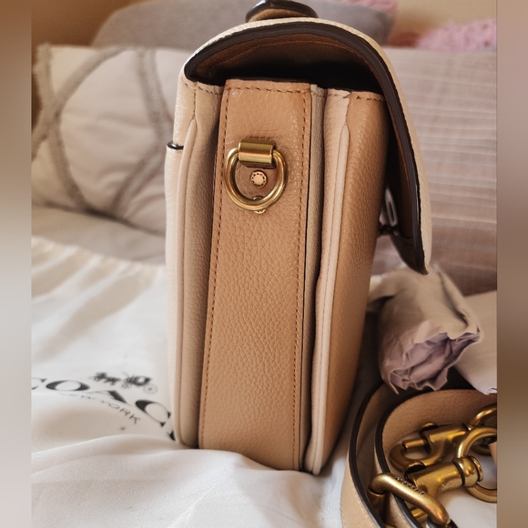 Coach Cassie Crossbody In Colorblock With Snakeskin Detail - Picture 15 of 16